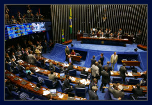 Plenário do Senado: sessão de cassação do mandato de Delcídio do Amaral. Foto Orlando Brito