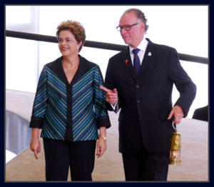 dilma Rousseff e Carlos Nuzman. Foto Orlando Brito