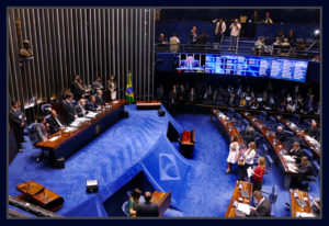 Presidente do Senado, Renan Calheiros abre sessão sobre impeachment de Dilma. Foto Orlando Brito