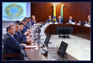 Primeira reunião ministerial no Palácio do Planalto. O novo governo começa a funcionar com a apresentação de ideias e planos de cada pasta. Foto Orlando Brito