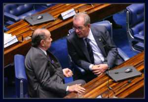 Senadores Aloysio Nunes e José Aníbal.