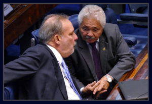 Senadores Armando Monteiro e elmano Férrer.