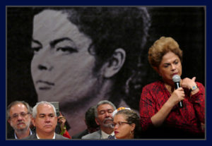 Este pode ter sido um dos últimos discursos de Dilma Rousseff como presidente do Brasil. Foto Orlando Brito