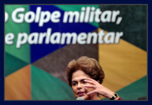 Dilma fala à militância no Teatro dos Bancários, em Brasília. Foto Orlando Brito