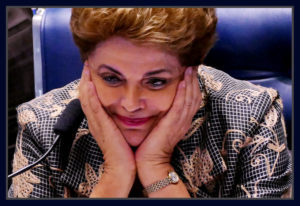 Dilma Rousseff fala durante sessão do impeachment.