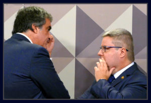 Advogado Eduardo Cardozo e o senador Antonio Anastasia. Foto Orlando Brito