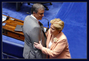 Advogado de Dilma Roussef, José Eduardo Cardozo e a senadora Ana Amélia.