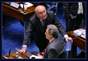 Senadores Flexa Ribeiro e Waldemir Moka.