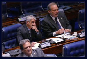 Senadores Humberto Costa, Armando Monteiro e Waldemir Moka.
