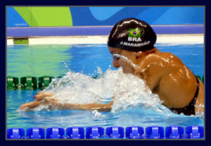 A nadadora brasileira Joana Maranhão. Foto Evandro Teixeira