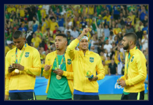 Futebol do Brasil é medalha de ouro nas Olimpíadas do Rio. Foto Evandro Teixeira