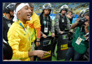 Futebol do Brasil é medalha de ouro nas Olimpíadas do Rio. Foto Evandro Teixeira