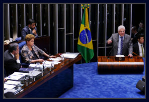 José Eduardo Cardozo, Dilma Rousseff e o senador Roberto Requião.