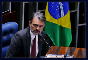 Júlio Marcelo de Oliveira, procurador do TCU durante sessão do julgamento final do Impeachment de Dilma Rousseff.