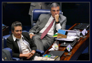 Senadora Kátia Abreu e o advogado José Eduardo Cardozo.