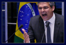 Lindbergh Farias, senador do PT pelo Rio de Janeiro