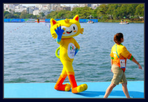 Mascote dos Jogos Olímpicos. Foto Evandro Teixeira/ObritoNews