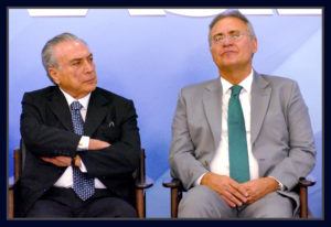 Michel Temer e Renan Calheiros.