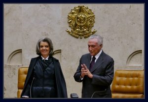 Presidente do Supremo, Cármen Lúcia e da República, Michel Temer. Foto Orlando Brito