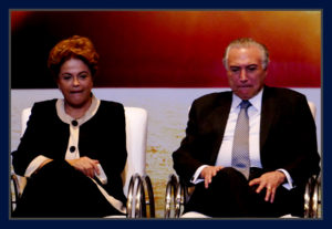Presidente Dilma Rousseff e o vice-presidente Michel Temer no Centro de Convenções Ulysses Guimarães .Brasília,07/10/2015