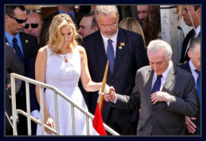 Presidente Michel Temer e a primeira-dama Marcela Temer. Foto Orlando Brito