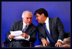 Presidente Michel Temer e o ministro da Educação, Mendonça Filho. Foto Orlando Brito