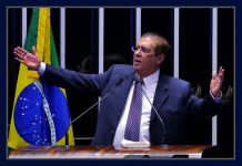 Jader Barbalho na tribuna do Senado: “Existe um plano para tirar Temer do Planalto”
