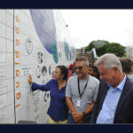 Estação Galeria dos Estados ganha obra de arte criada com apoio de estudantes