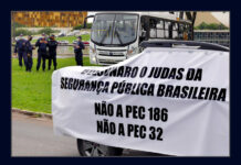 Um surpreendente protesto contra Jair Bolsonaro, a manifestação de policiais civis