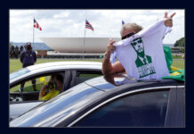 Manifestação de apoio a Bolsonaro