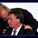 Paulo Guedes e Jair Bolsonaro em dia de PIB negativo